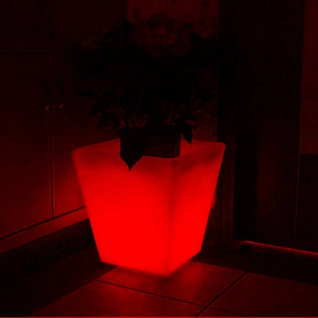 Сад вечерние украшения/led красочные цветочные горшки/led горшки SK-LF13H 1 шт