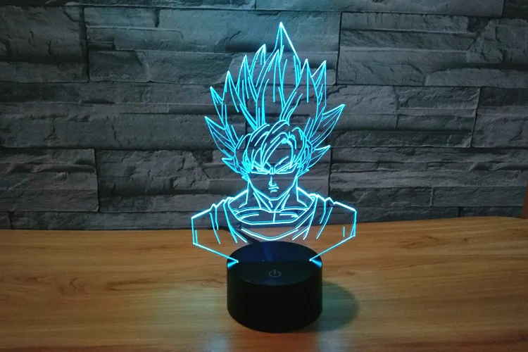 Led Toysl фигурка 3D настольная лампа фигурки мяч Z черные забавные diy игрушки | Игрушки