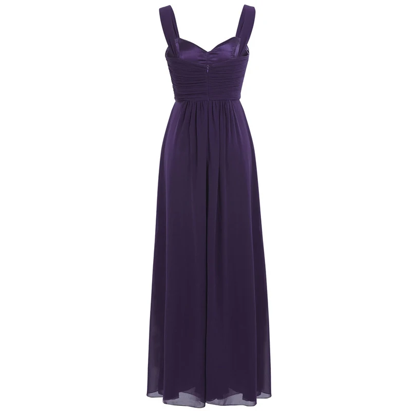 Женское летнее платье, длинное платье макси, vestido de festa Longo, шифоновое плиссированное платье подружки невесты, женское элегантное свадебное торжественное платье