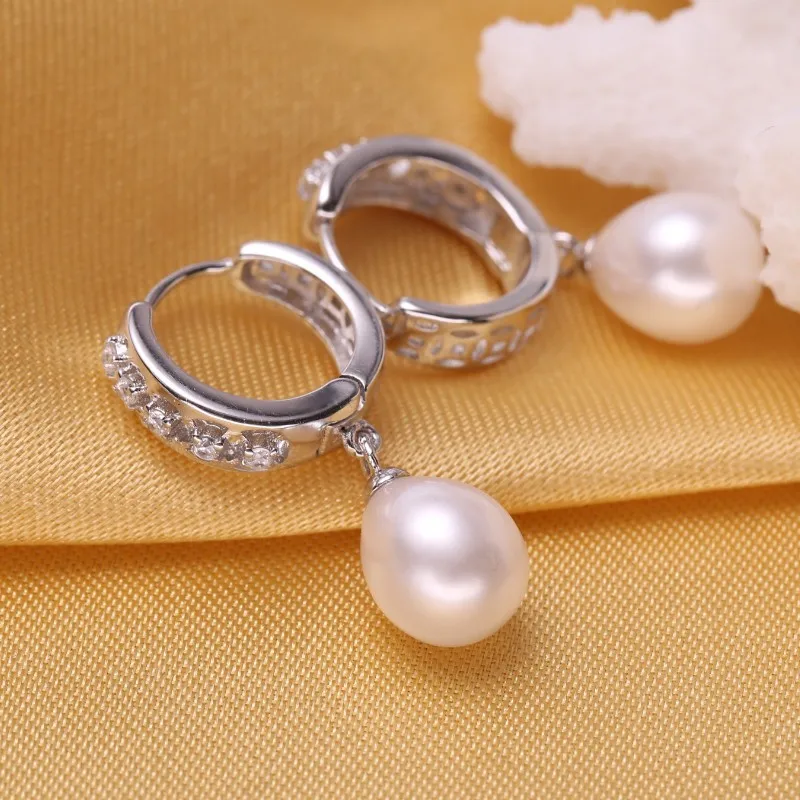 Комплект из серебра 925 пробы с натуральным пресноводным жемчугом|jewelry sets for women|pearl
