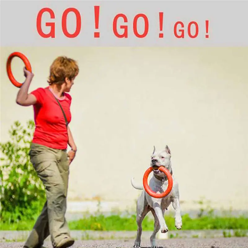 

Портативные уличные большие игрушки для собак EVA, летающие диски для собак, тренировочное кольцо для домашних животных, Интерактивная игруш...