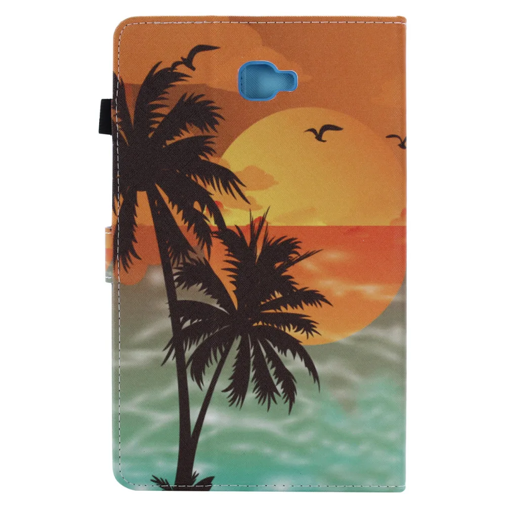 Магнитный умный флип чехол с подставкой для сна кожаный Samsung Galaxy Tab A 10 1 T580 T585 SM T585C