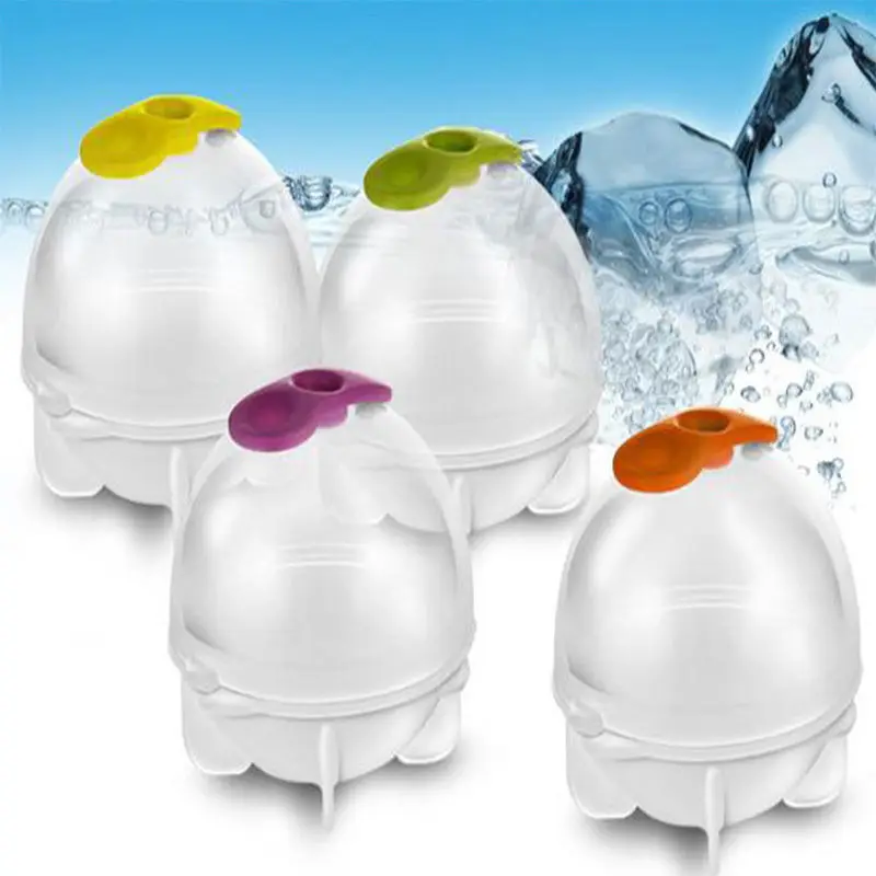 Прекрасный 4 шт ледяной кирпич круглый Сферический лоток кубик для вечеринок бар