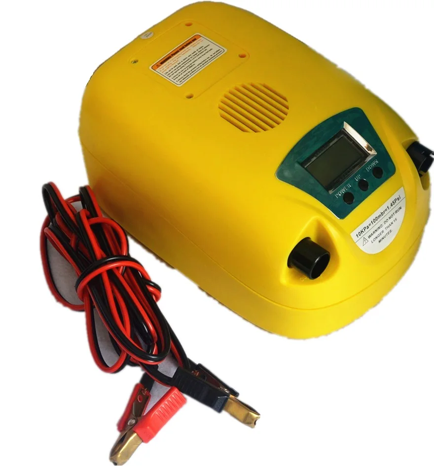 Портативный электрический воздушный насос 12 В с ЖК дисплеем портативный быстрый