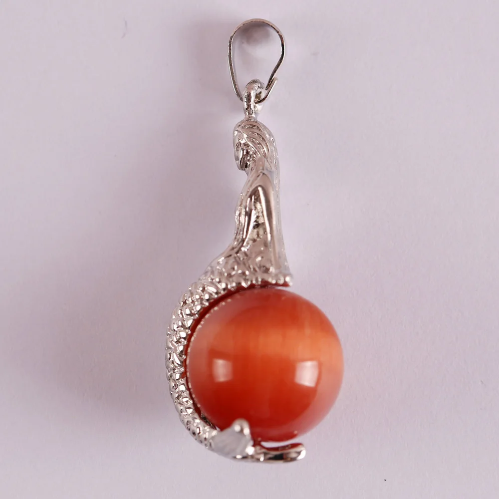 Бесплатная доставка подходит для ожерелья из натурального камня 16 мм круглые