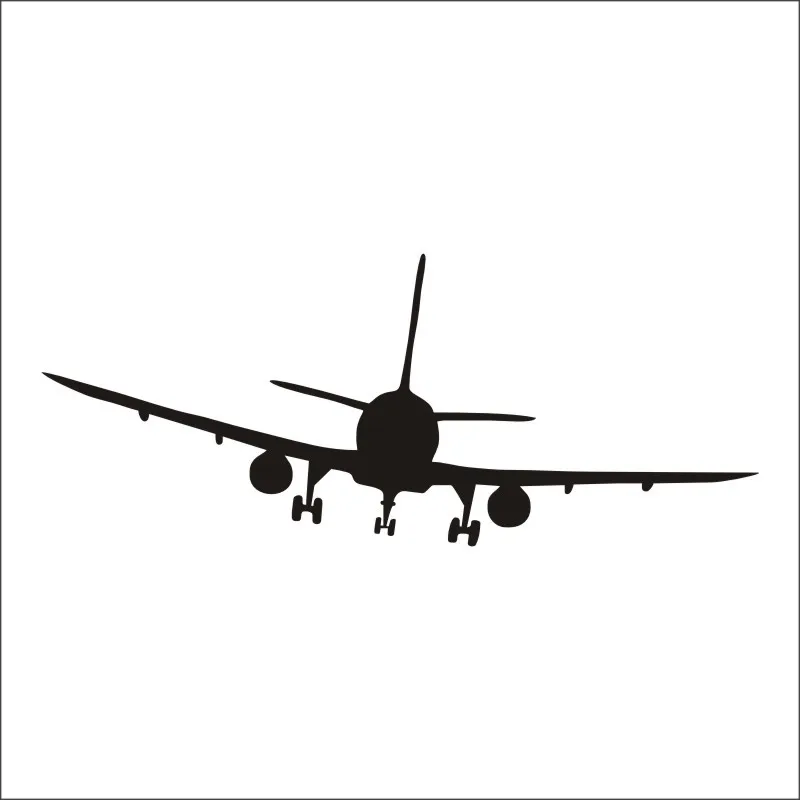Aircraft Silhouette Stickers Airplane Vinyl Wall Sticker Cartoon Plane Decal for Kids Rooms Nusery Home Decor | Дом и сад
