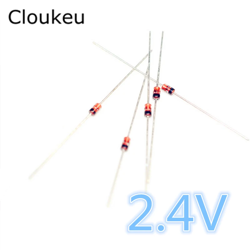 50 шт. BZX55C2V4 2,4 В 0,5 Вт 1/2 Вт DO-35