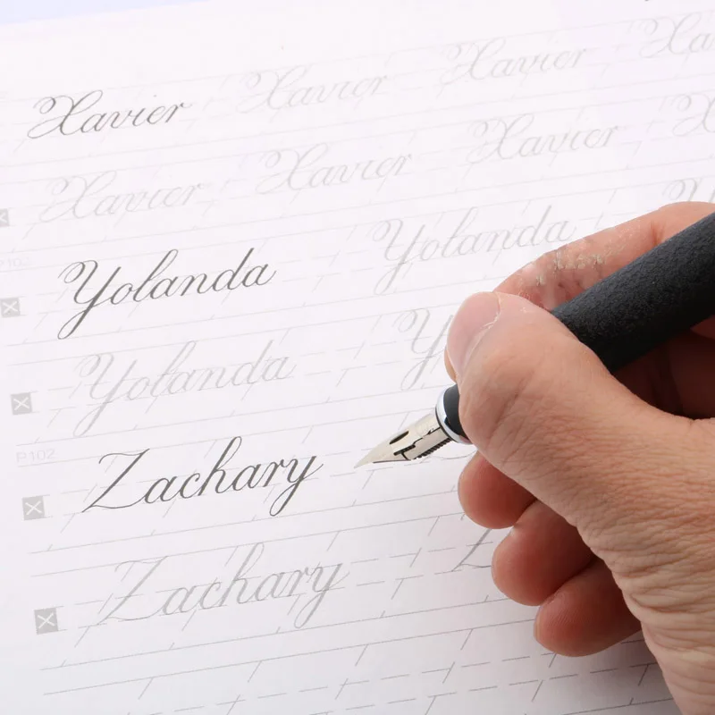 JINHAO Роза Золотой подарок каллиграфия практика кончик круга 750 zb G перо фонтан медная ручка
