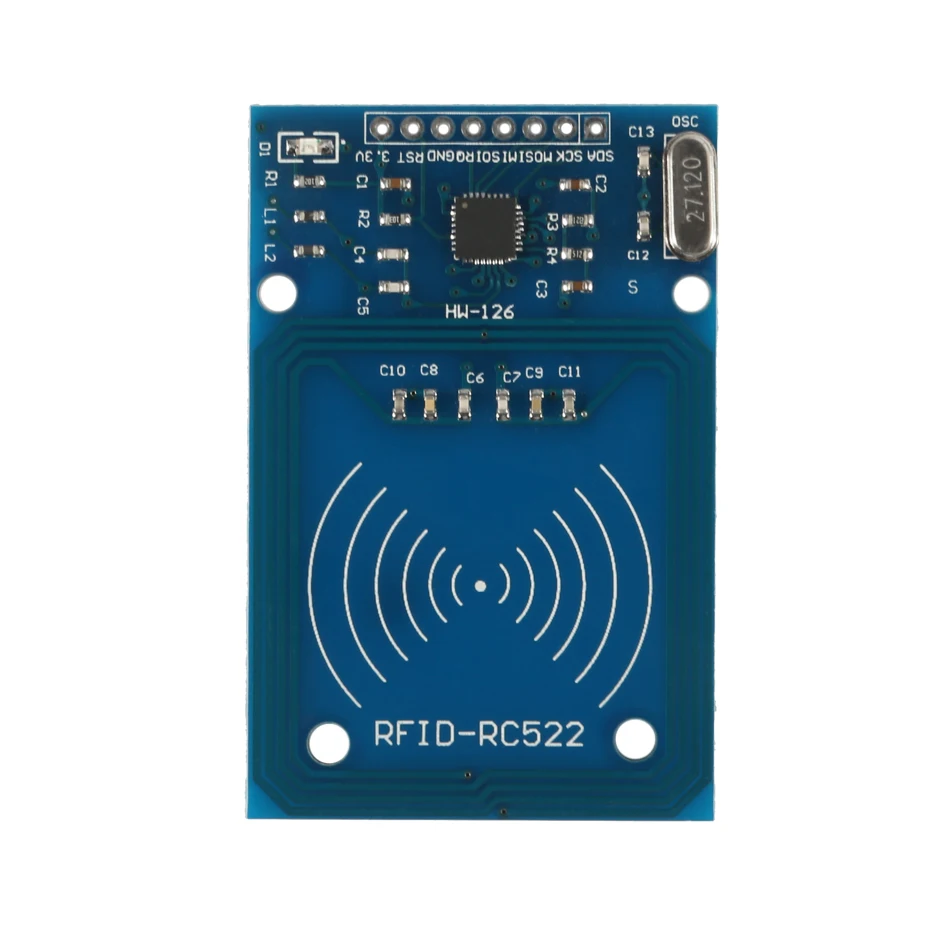 RFID модуль RC522 13 56 МГц 6 см с биркой|Интегральные схемы| |
