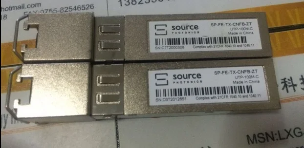 

Sour ce SP-FE-TX-CNFB-ZT 100m-C fiber optical transceiver New and Original