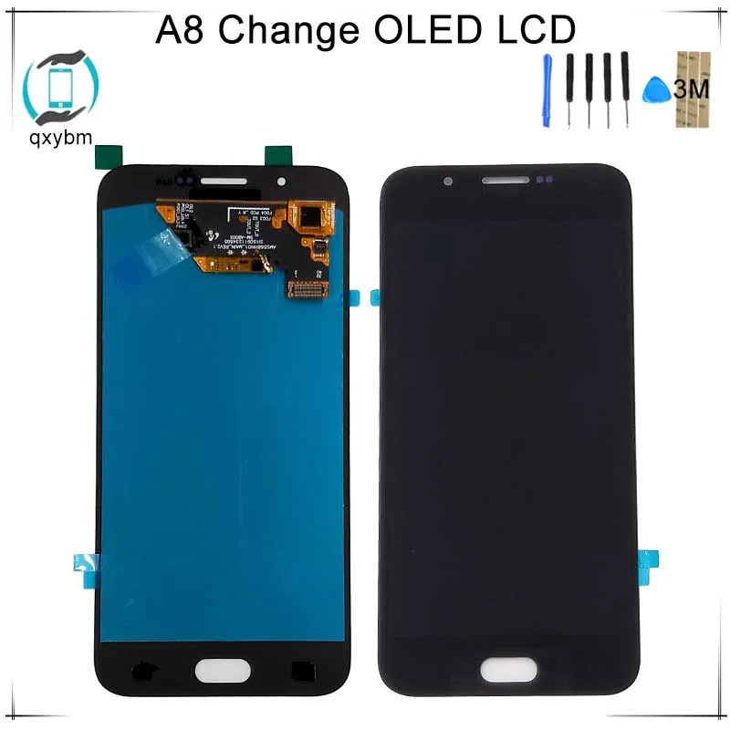 Замена OLED 5 7 &quotдля Samsung Galaxy A8 2015 A8000 A800 A800F ЖК дисплей панель с сенсорным экраном