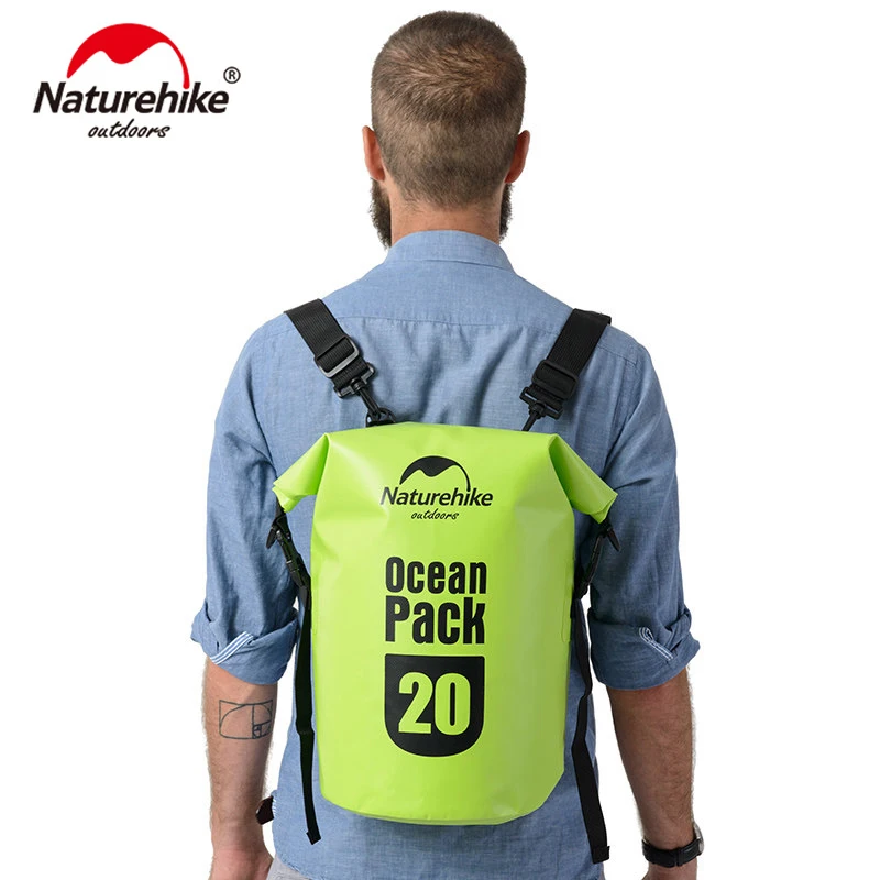 Naturehike океан пакет 20L 30L водонепроницаемый мешок портативный рюкзак для кемпинга Canyoneering плавание путешествия FS16M030-L