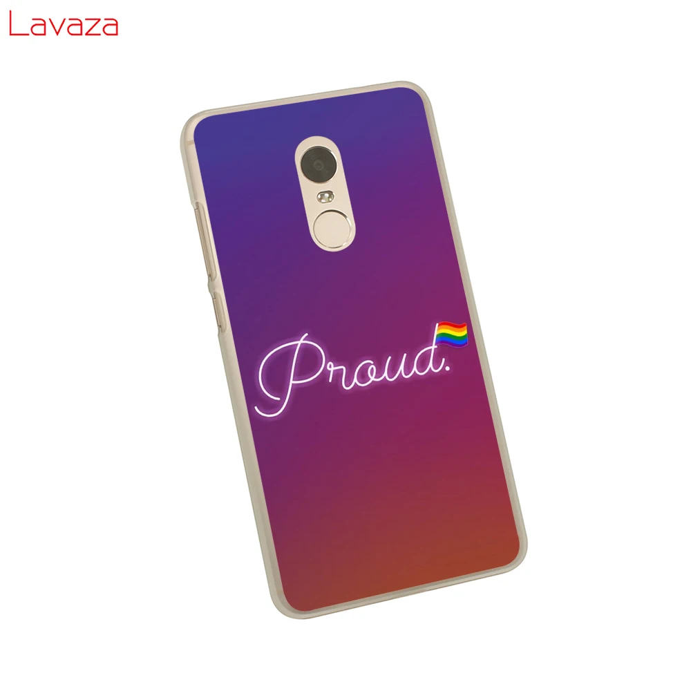 Твердый чехол для телефона Lavaza Love Is LGBT Rainbow Heart Xiaomi Redmi 5A 5 Plus 6 Pro 6A чехлы Note 7