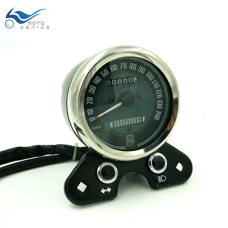 Цифровой ЖК дисплей спидометр для мотоцикла датчик масла светодиодный одометр с