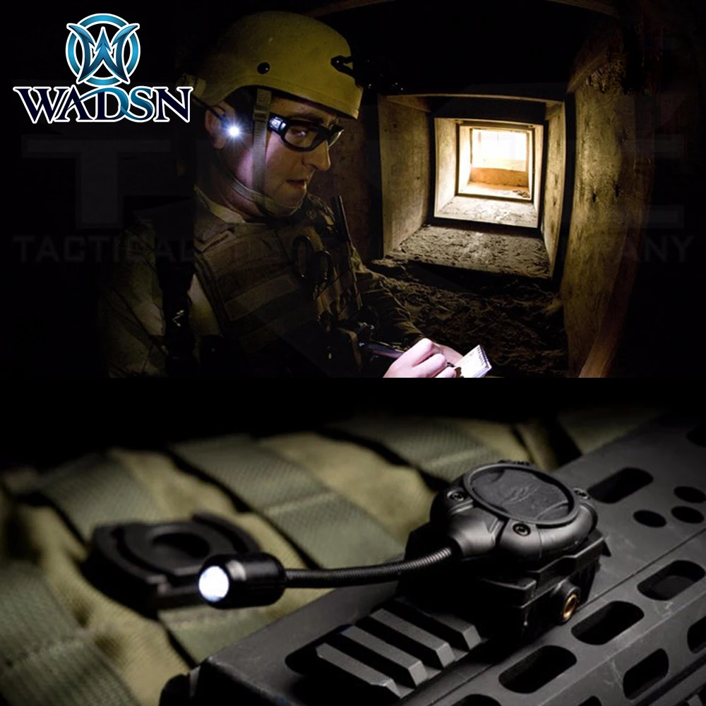WADSN страйкбол Princeton Tec MPLS лампа MICH/MOLLE/шлем/20 мм рельсовая база военный тактический
