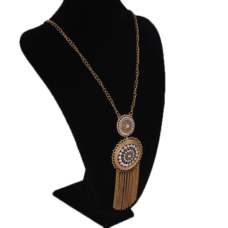 Новый бренд тибетские украшения Античное золото серебро Этническая Цыганская