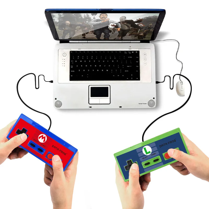 Data Frog пользовательский игровой контроллер 8 бит Проводной Usb геймпад джойстик для