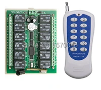 12ch dc 12v rf home automation remote control switch 433mhz transmitter and recevier wireless switch radio smart home control