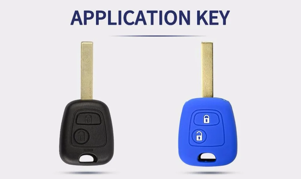 Чехол для автомобильного ключа чехол Peugeot 206 307 207 408 107 407 306 Citroen C2 C3 C4 C1 Иран Saxo Xsara