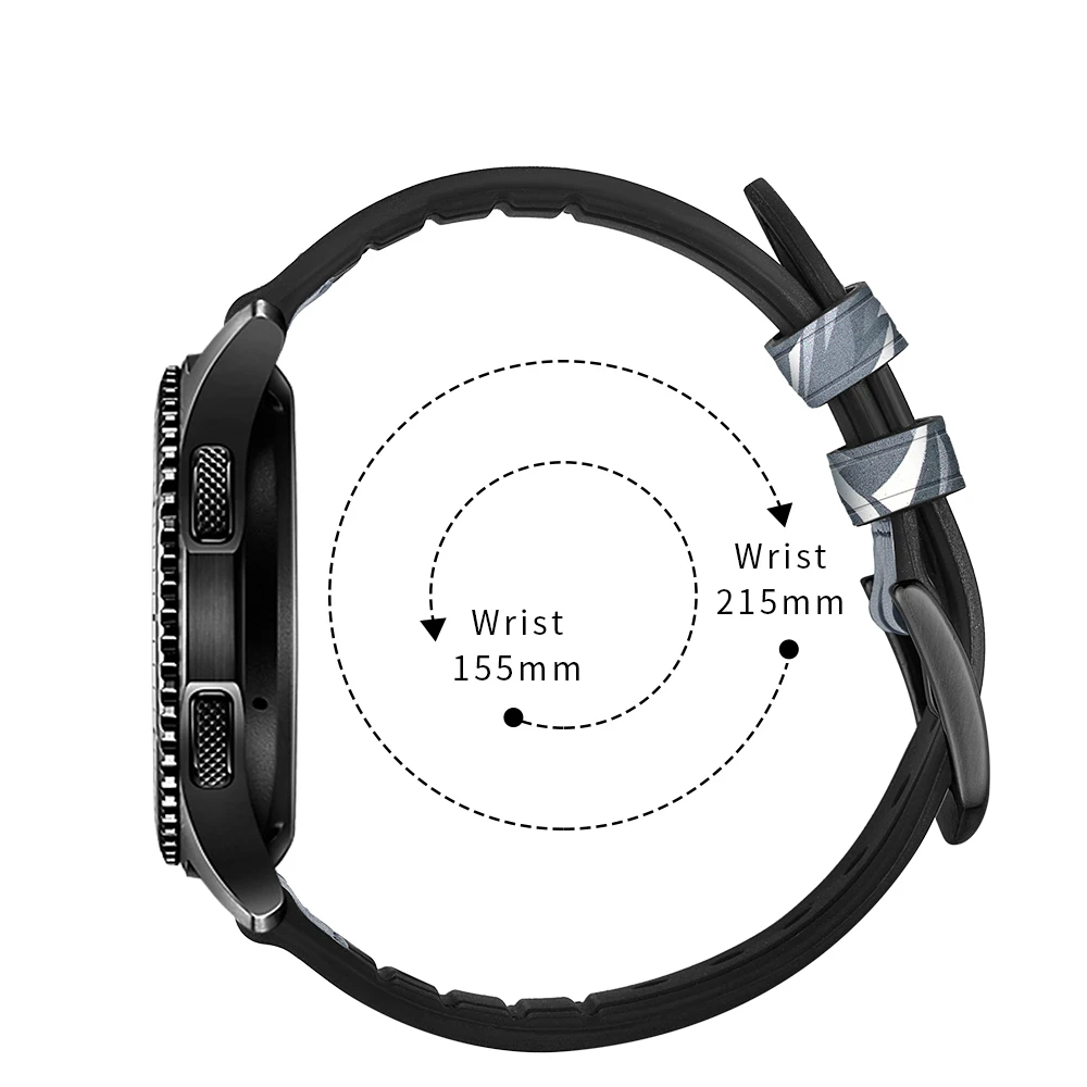 Ремешок для часов Samsung Gear S3 из натуральной кожи силиконовый браслет Huawei Watch 2Pro