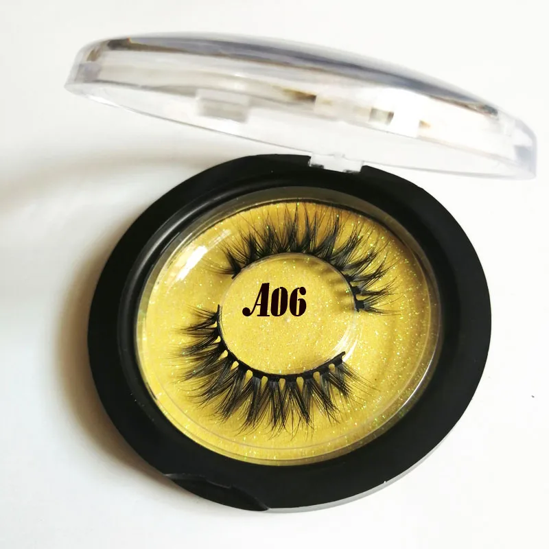 False Eyelashes Selectable 3D Faux Mink private Logo Acceptable Silk Protein Lashes 100% Cruelty Free Eye 21 | Красота и здоровье