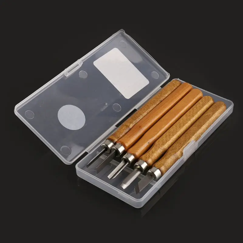 

5pcs/set Art Wood Hand Carved Chisels Tool Set DIY Woodworking Carving Knife