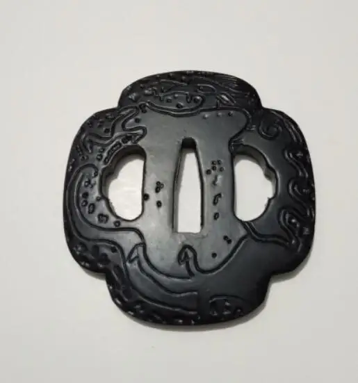 Новый железный защитный держатель Tsuba для японского бритвенного ножа аксессуар