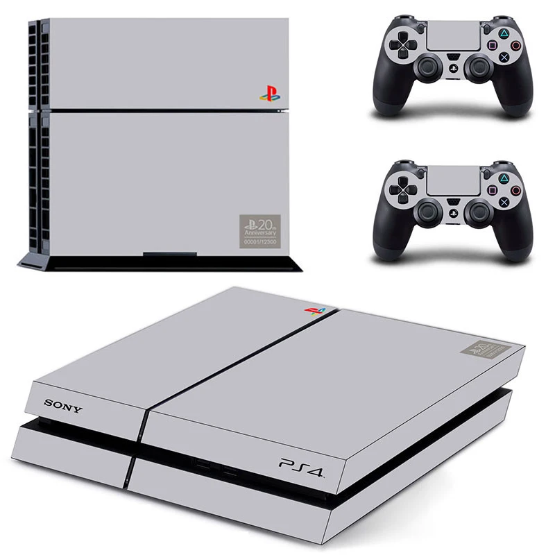 Для playstation 4 кожа PS4 консоли и наклейки на регулятор 20th anniversary Edition Виниловые Наклейки Обложка