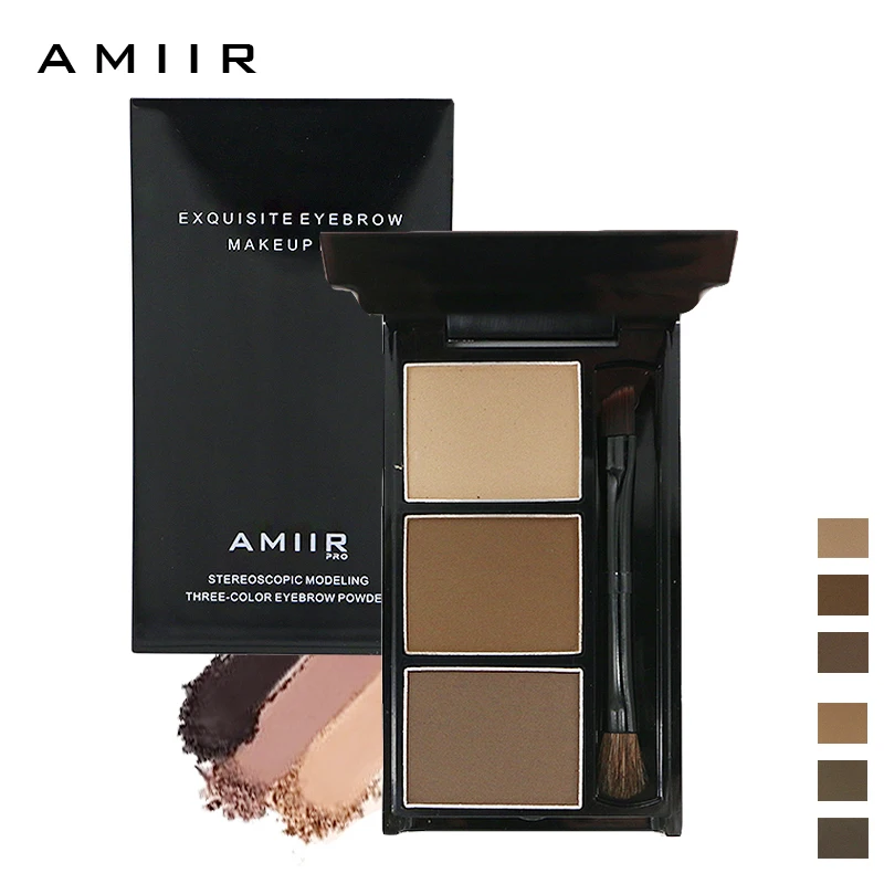 AMIIR карандаш для бровей Профессиональный Макияж 3 цвета Водонепроницаемый