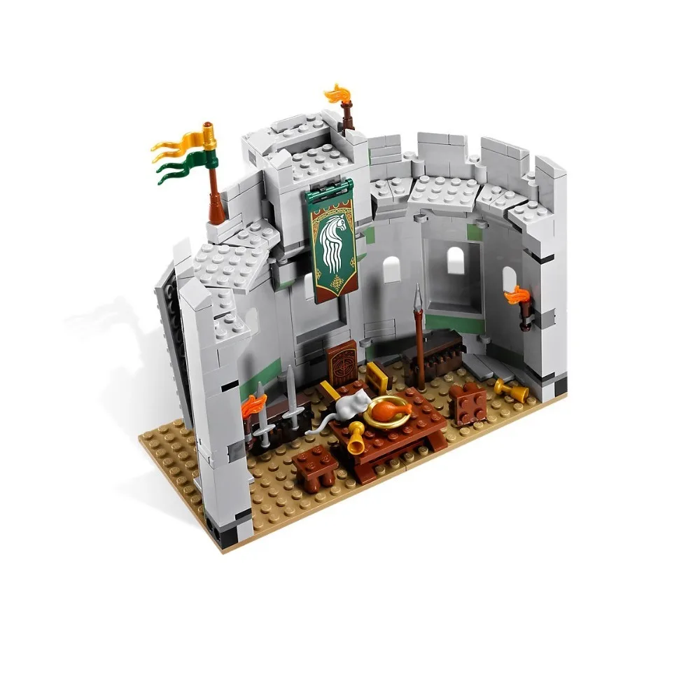 1368 шт. битва Helme''s глубокий Совместимость Legoe LofTR и Хоббит 9474 строительные