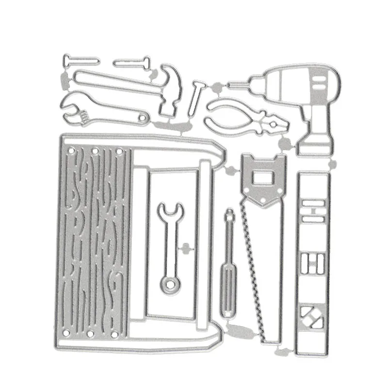 Инструменты с деревянной коробкой для резки металла трафареты DIY скрапбукинга
