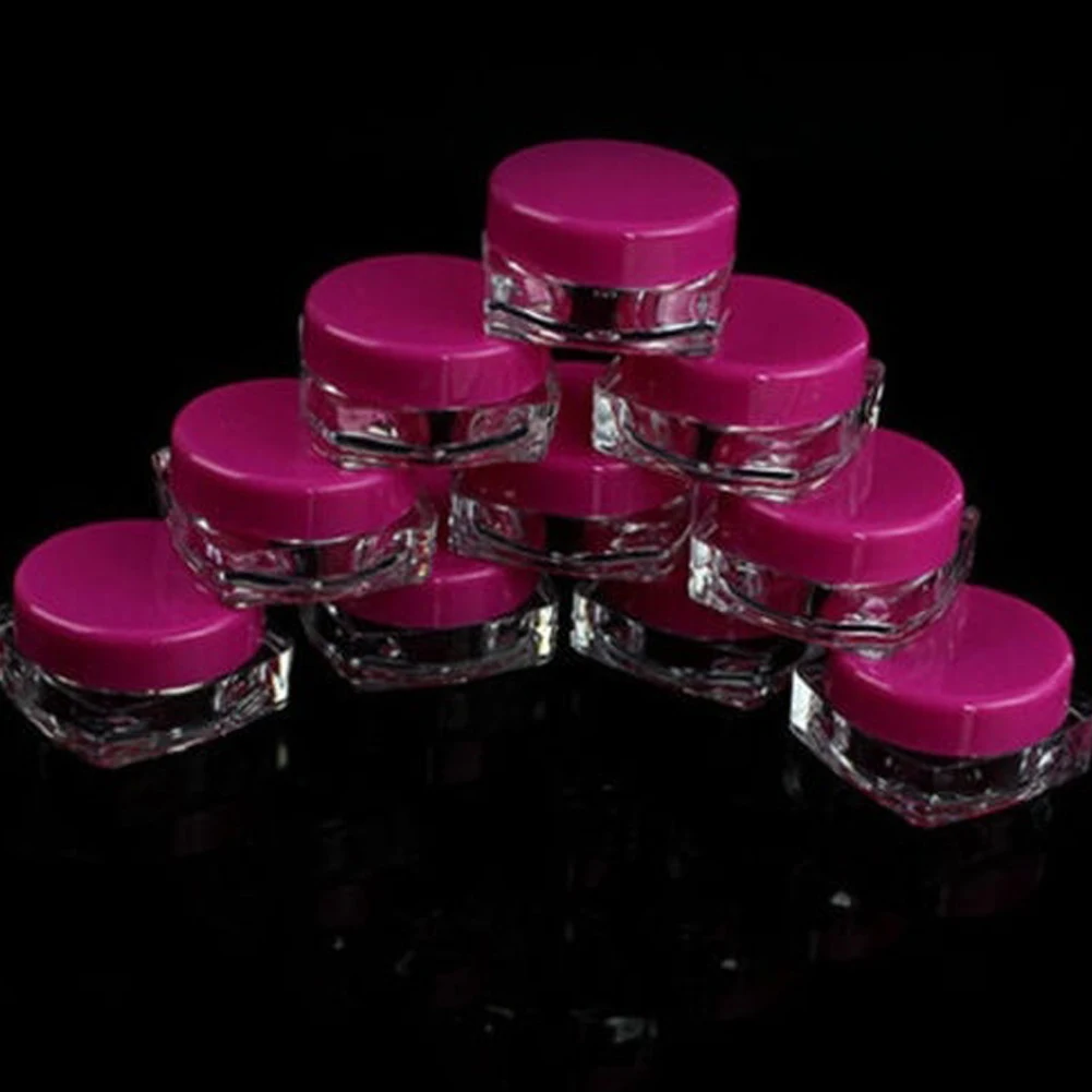 10 шт Мини пустые косметические баночки инструменты для макияжа крем лица