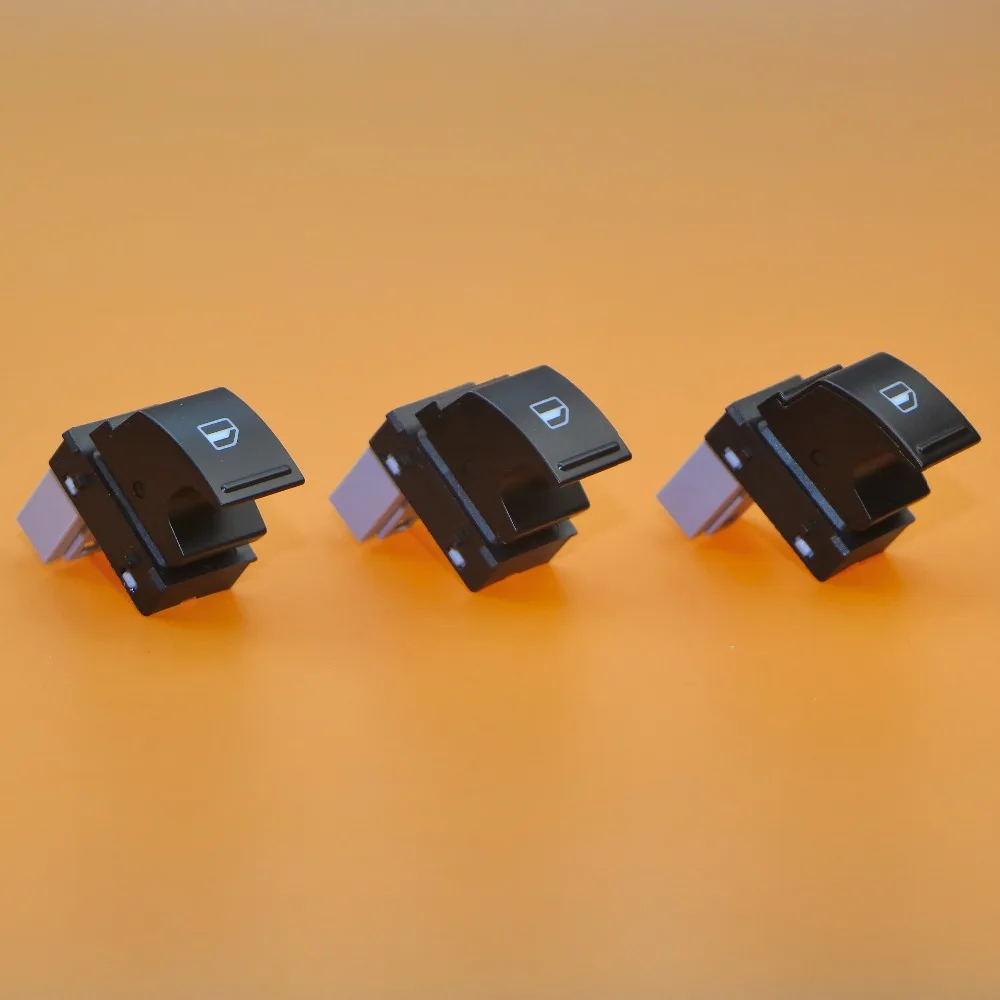 3x Кнопка регулировки бокового окна для VW Jetta Golf Touareg Passat Touran Tiguan Sharan Seat Leon 7L6 959