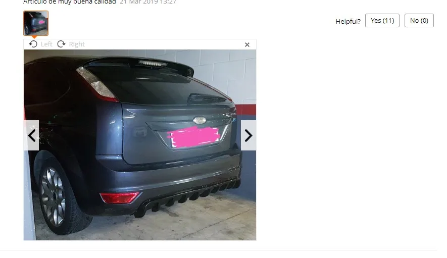Универсальный Автомобильный задний бампер для губ спойлер с 6 плавниками акулы