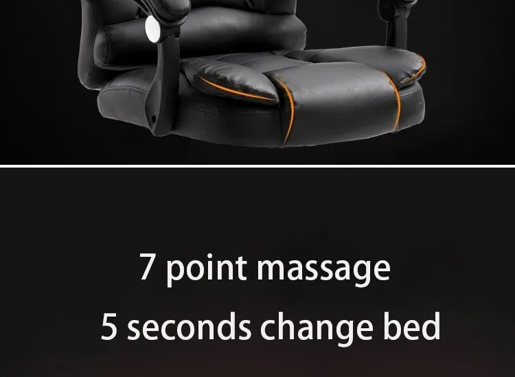 Роскошное качественное офисное кресло Boss Silla Gamer Poltrona из искусственной кожи с подставкой для ног, эргономичная офисная мебель