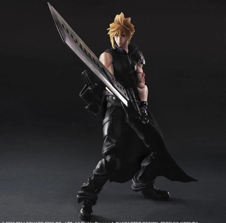 Игра Arts Kai Final Fantasy Figure VII Cloud фигурка в полоску PA 27 см ПВХ кукла игрушки детский