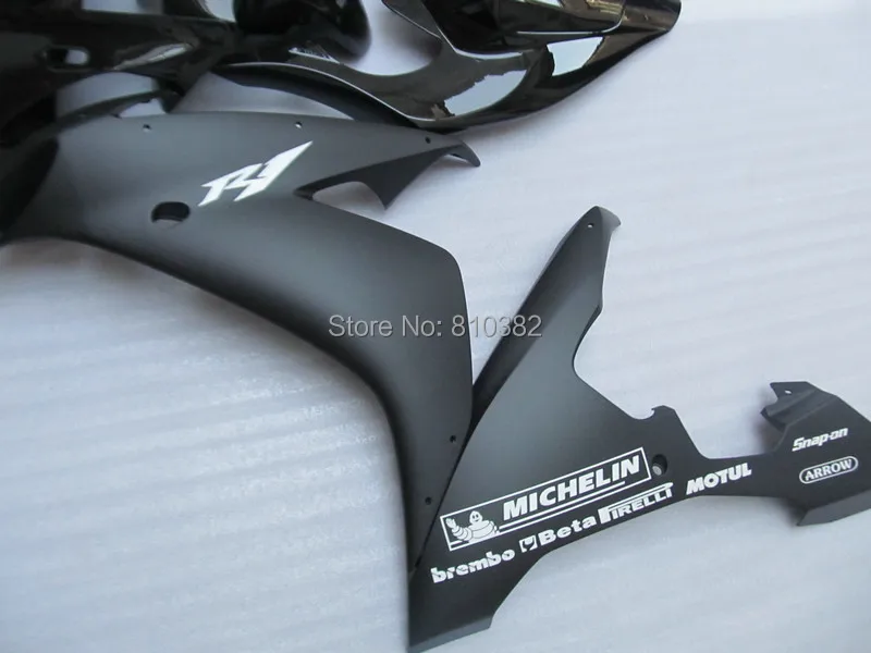 Injection Mold Fairing kit for YZFR1 04 05 06 YZF R1 2004 2005 2006 YZF1000 matte&ampgloss black Fairings set+gifts YN33 | Автомобили и