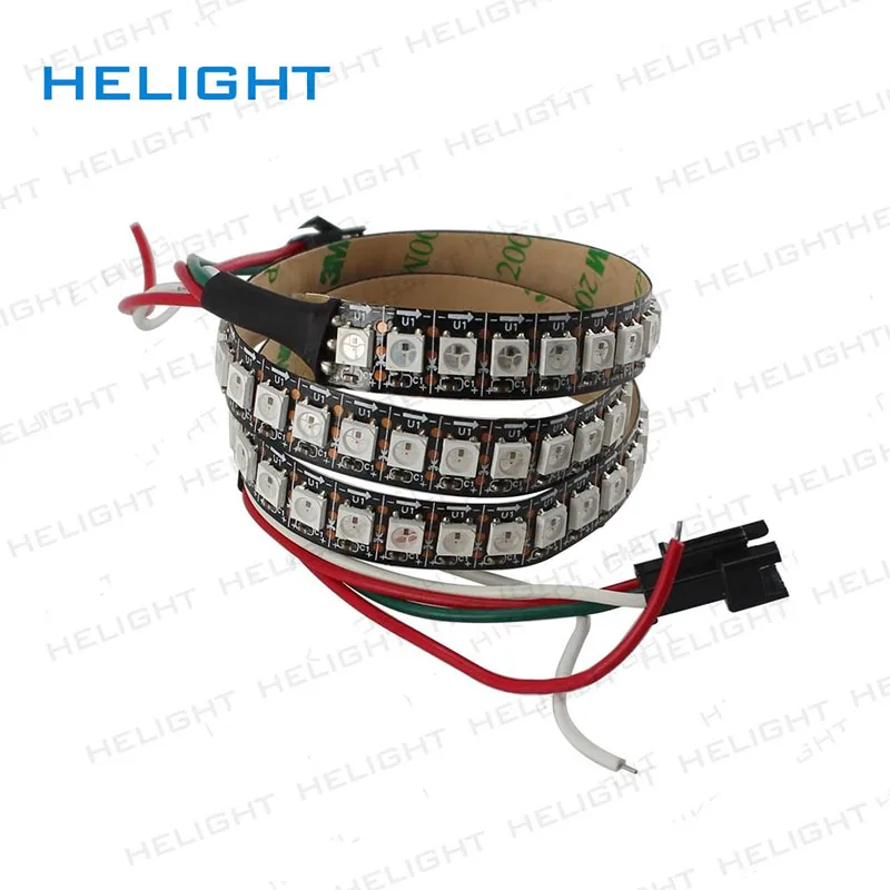 DC5V WS2812B 30/60/144 светодиодный/m пикселей/светодиодный s/m IC WS2812 светодиодный смарт