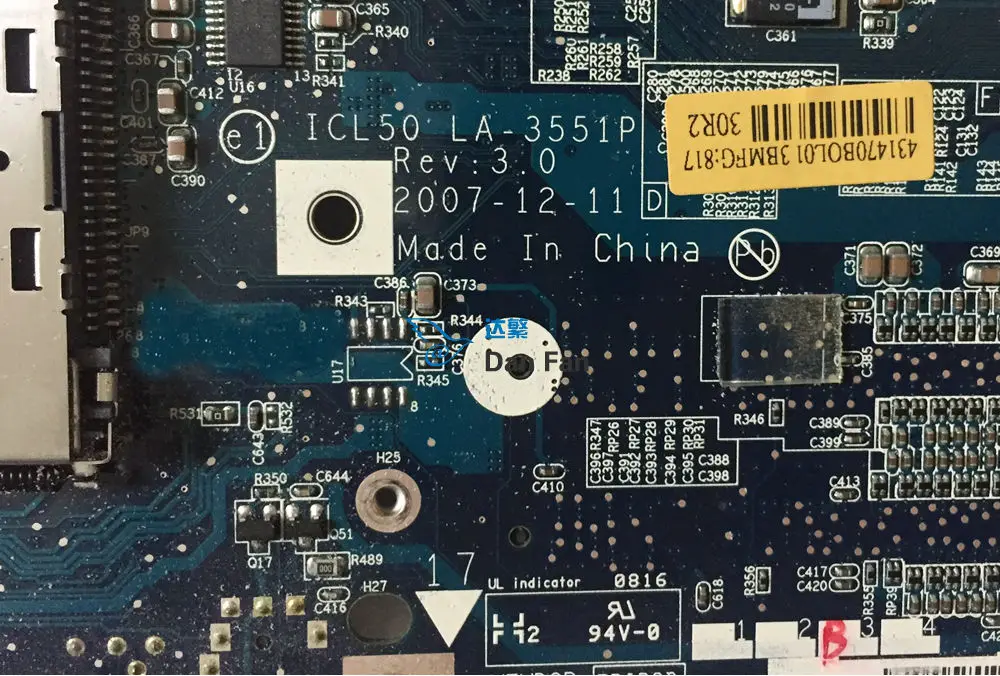 BiNFUL для ACER 7720 5720 5315 5715Z материнская плата для ноутбука ICL50 LA-3551P MBAHE02001 материнская плата протестирована полностью
