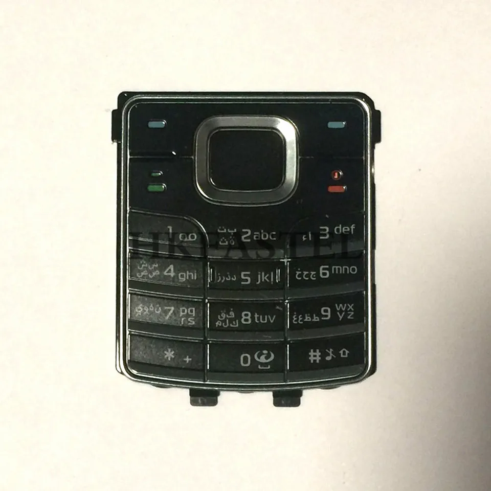 Hkfatel для Nokia 6500c 6500 классический черный полный корпус для мобильного телефона чехол+ английская арабская клавиатура