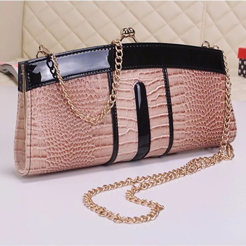 Женская сумка хобо из натуральной кожи аллигатора с цепочкой|evening bags|ladies bagsgenuine