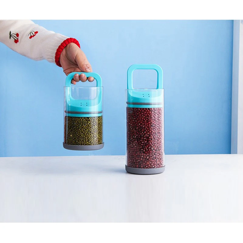 1 предмет запаянная Jar Стекло тянуть может вакуумных банок крышкой для Еда зерна