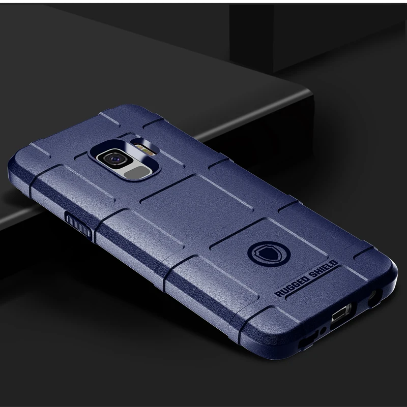 360 градусов Полная защита тела чехол для samsung S9 Мягкие TPU плотное Броня тактические защитный чехол
