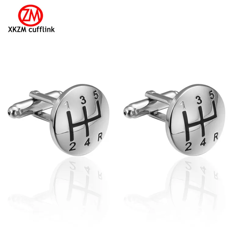 Формальные Серебристые запонки для мужских костюмов пуговицы геометрические