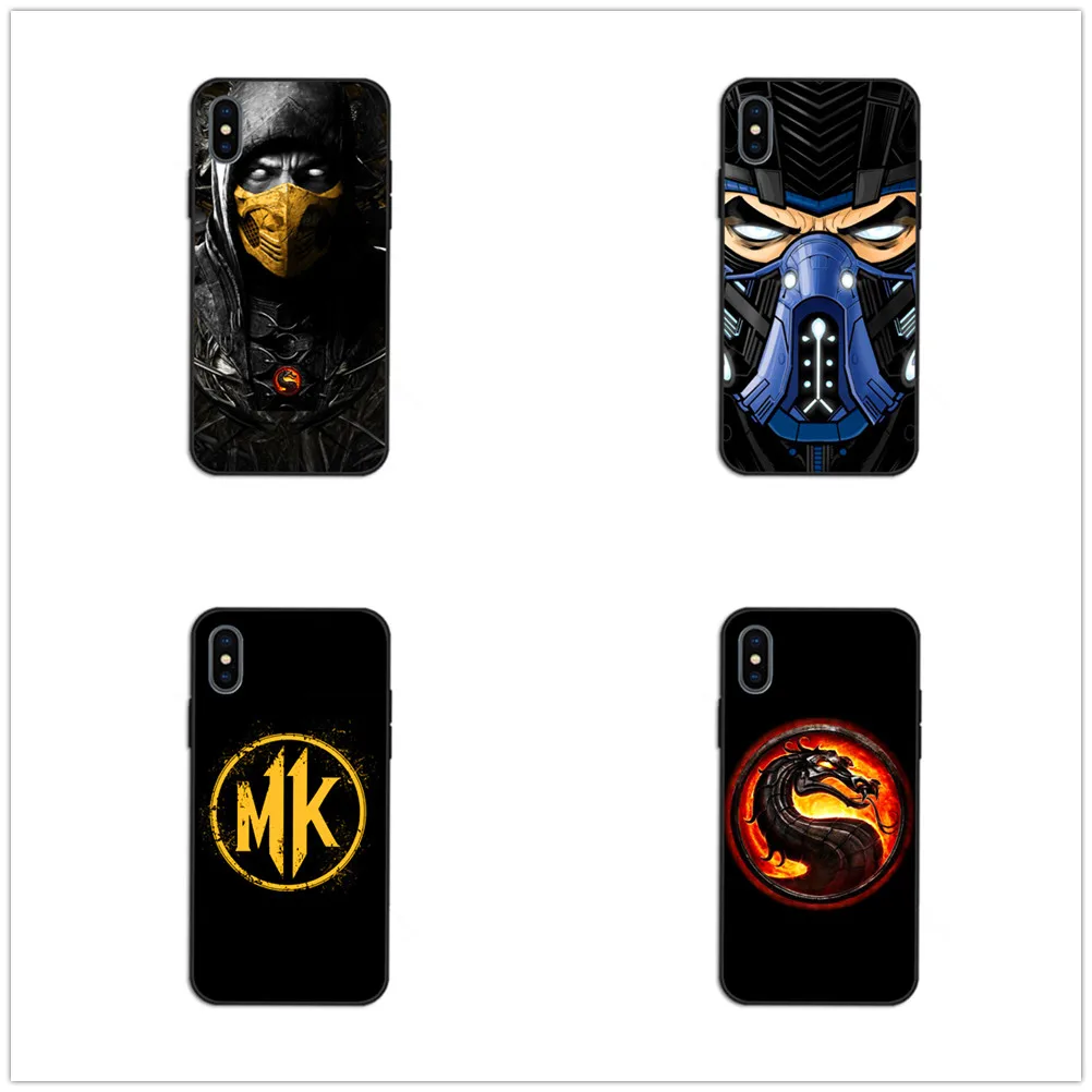 Mortal Kombat 11 роскошный мягкий ТПУ силиконовый чехол fundas для iphone 8 7 6 6s plus X Xr Xs Xmax 5 5S se