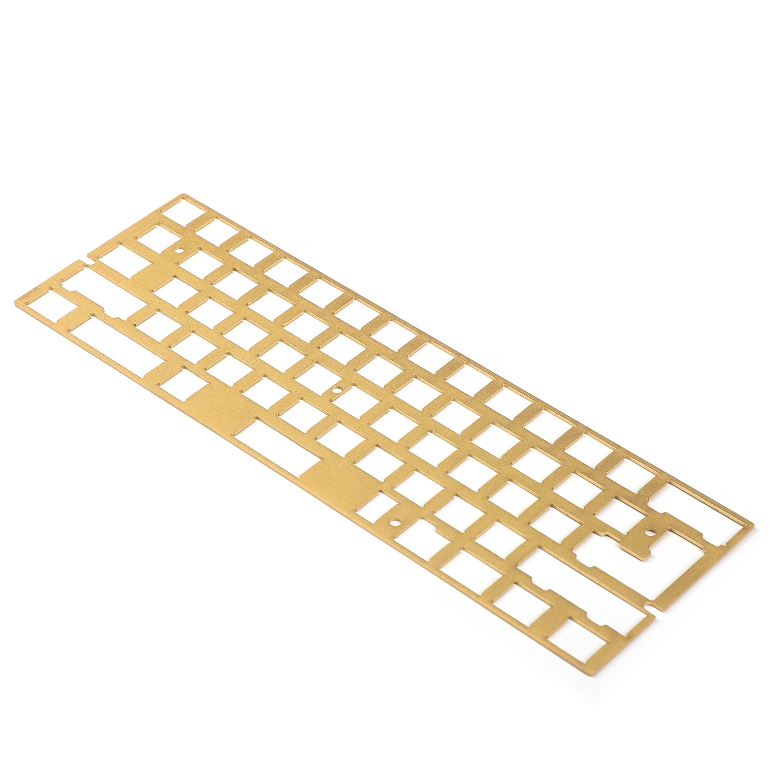 CNC 60% PVD латунная пластина универсальная позиционирующая плата для клавиатуры GH60