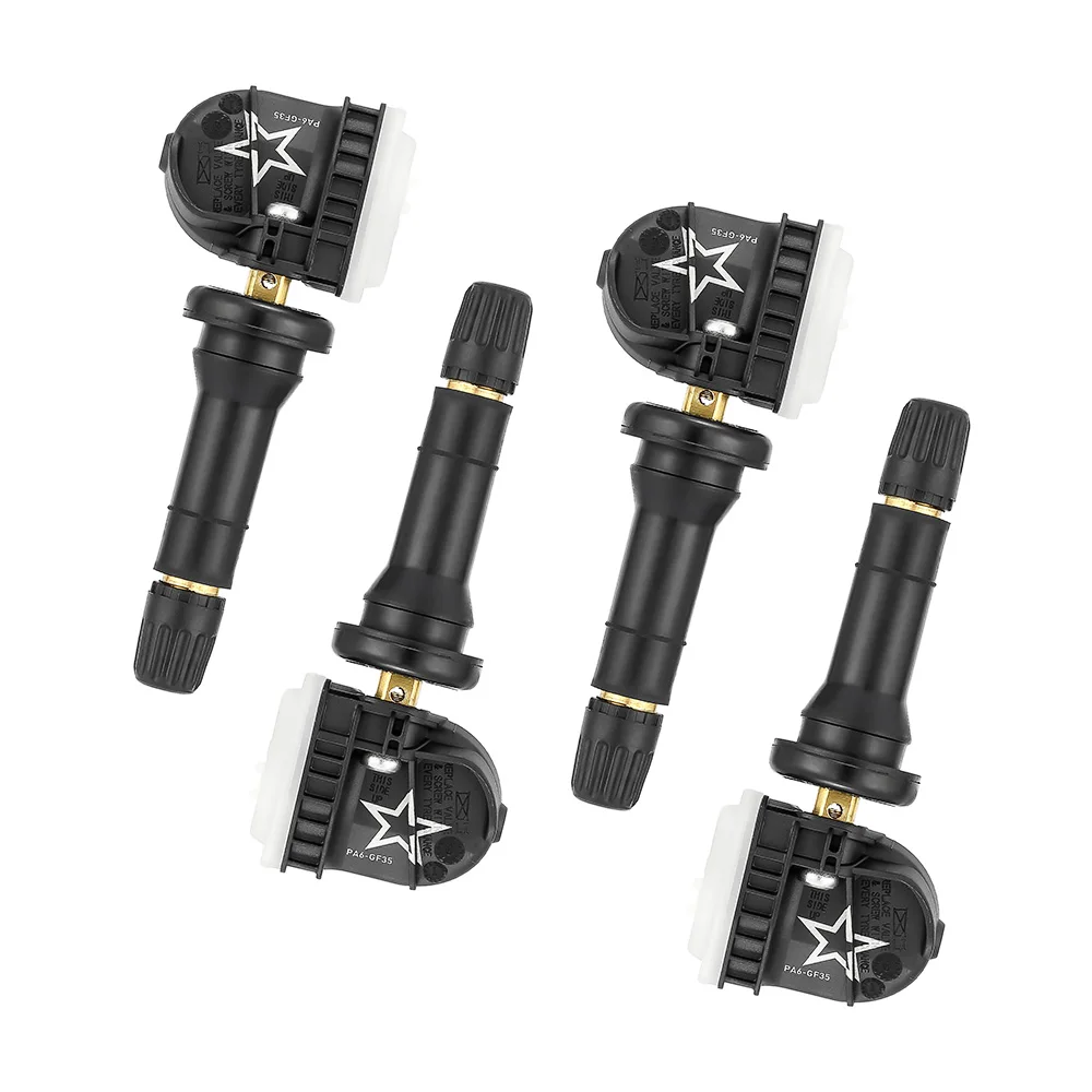 

4Pcs Car TPMS Sensor Tire Pressure Sensors For Buick Cadillac Chevy 13598771 13598772 Tire Pressure Monitoring System TPMS Alarm