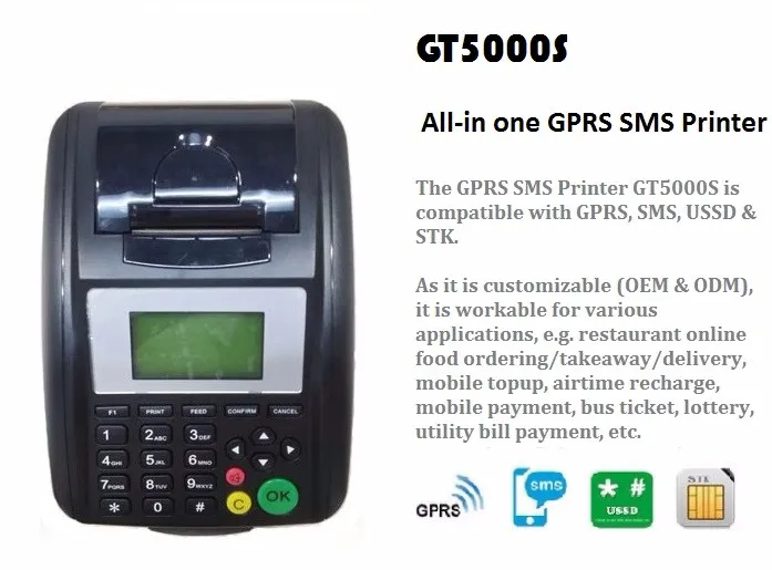 Портативный термопринтер GPRS GSM SMS для печати билетов|thermal transfer printer|thermal printerprinter