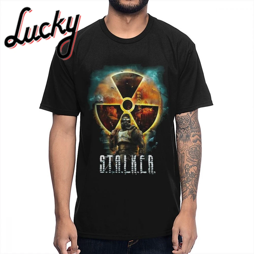 Comfortable Stalker Shadow Of Chernobyl Short Sleeve Unisex 2019 New Leisure O-neck Top Tee | Мужская одежда