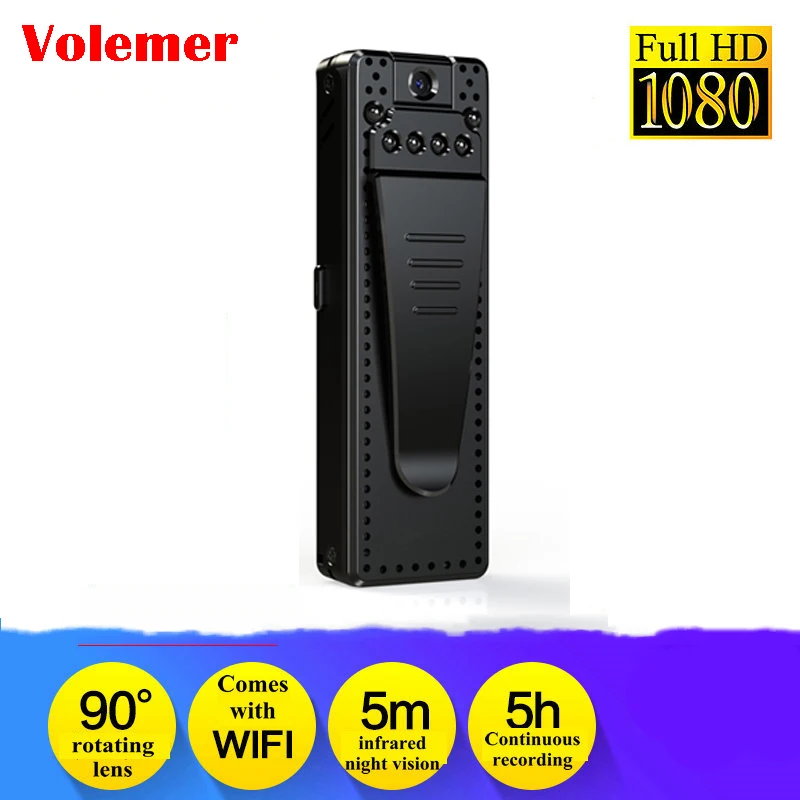 Volemer A12 Wi Fi мини Камера Ночное видение HD 1080 P видеокамера Малый микро экшн DV DVR с